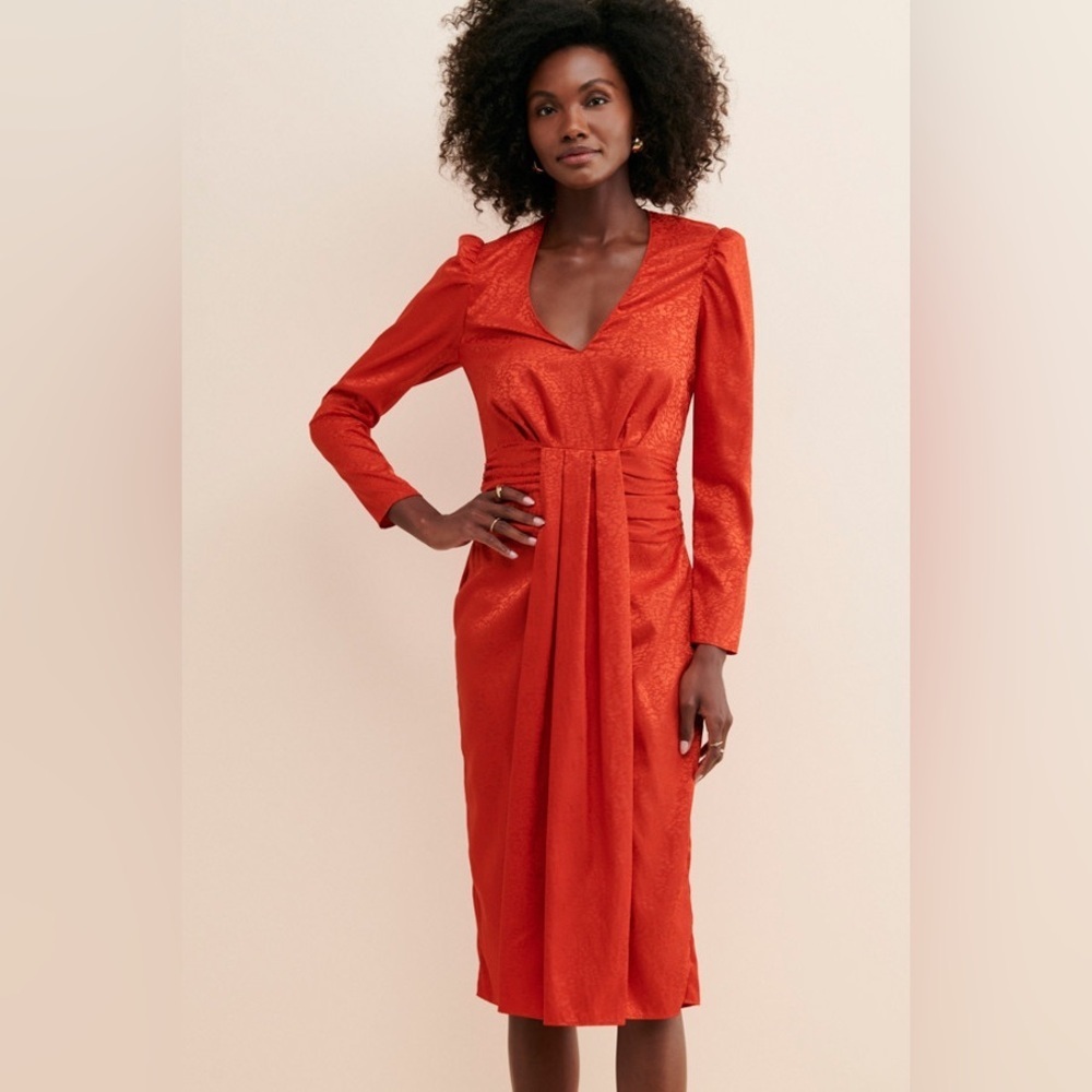 Saylor | Farrow Dress Red Size Medium